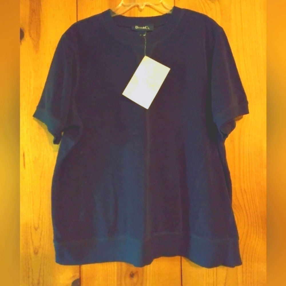 D&Co Round Neck French Terry Top
